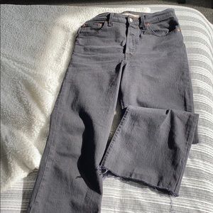 Levi’s Ribcage Crop Flare Black Jeans